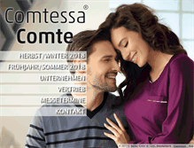 Tablet Screenshot of comtessa.de